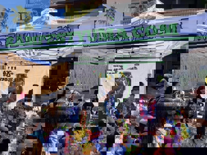 festival photo of RAM tent